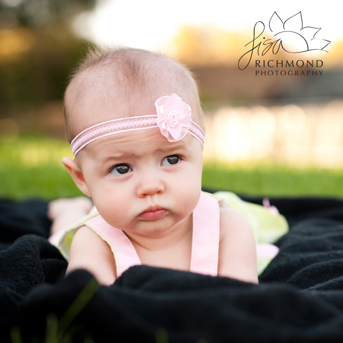 Makena is 5 months old- little Miss Lovely!