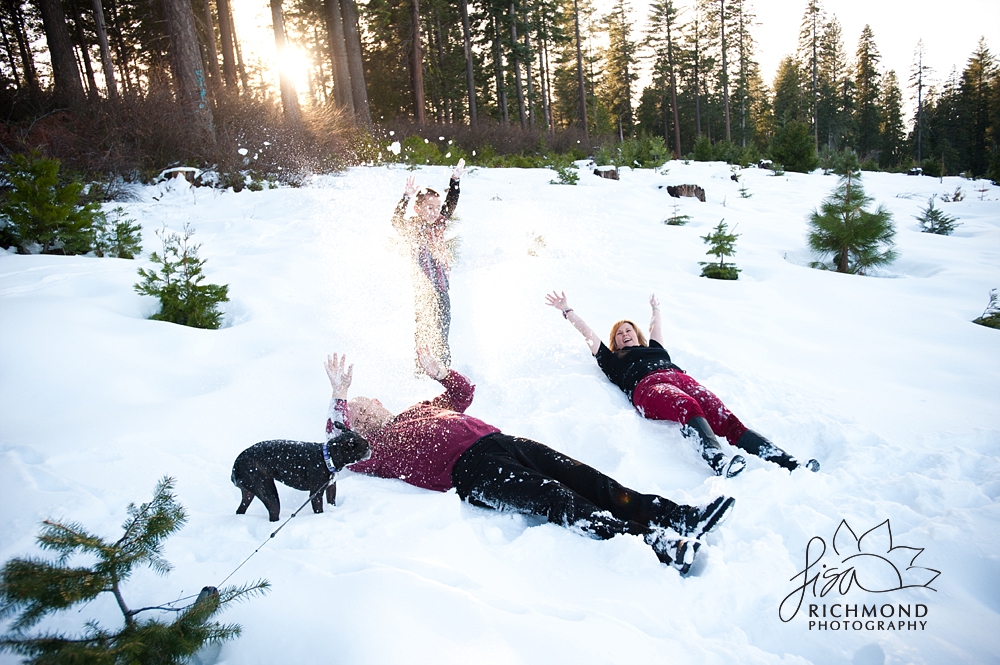 The Vogel Family ~ Fun in the snow!