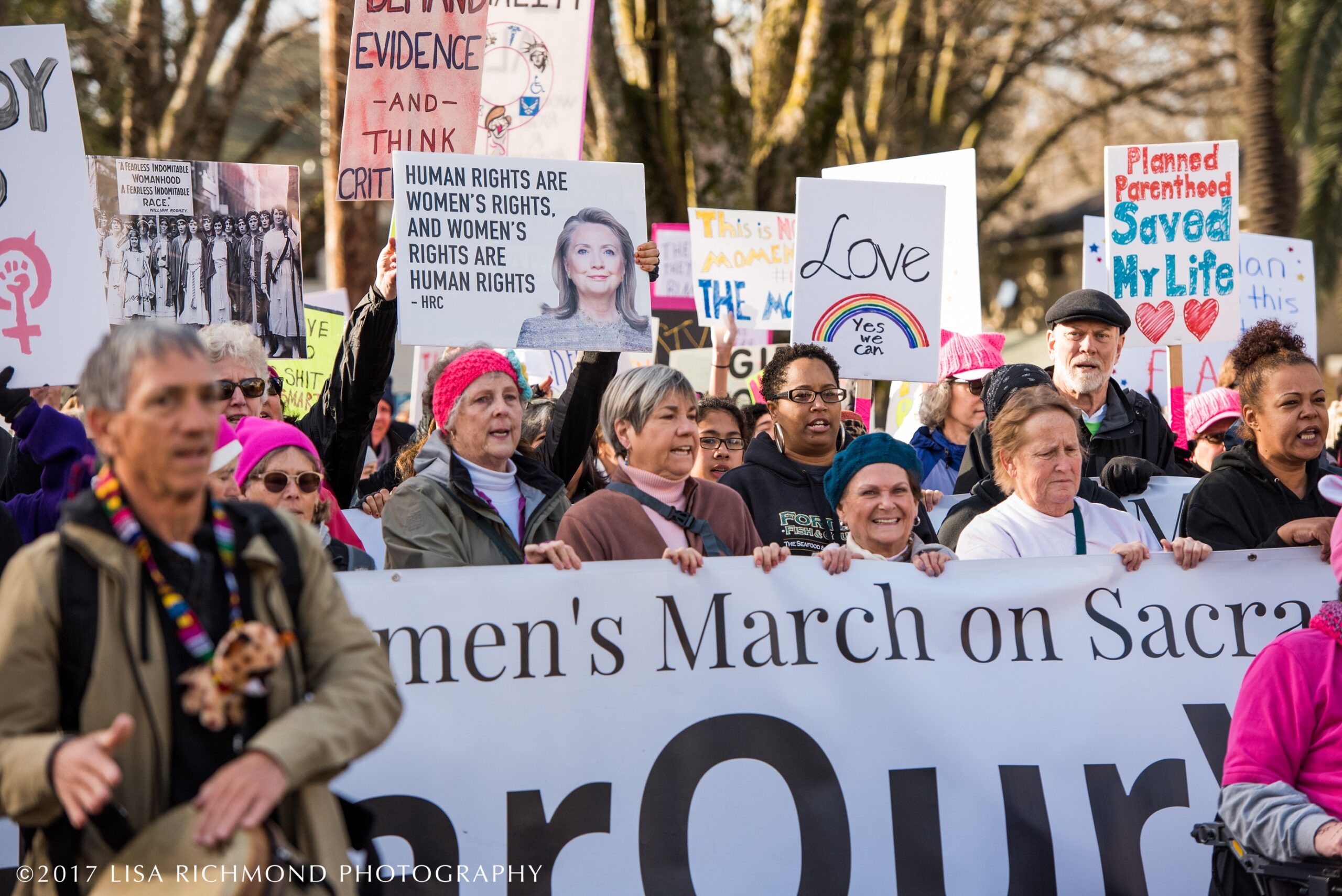 Women&#8217;s March in Sacramento ~ Jan 21, 2017