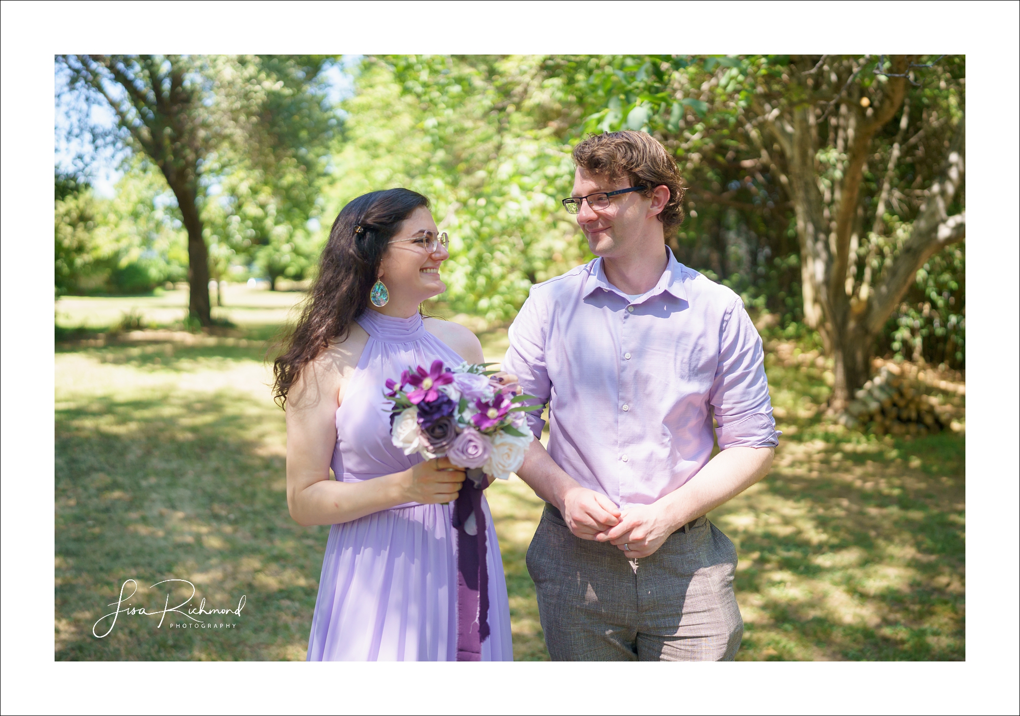 Dan and Leslie at The Flower Farm