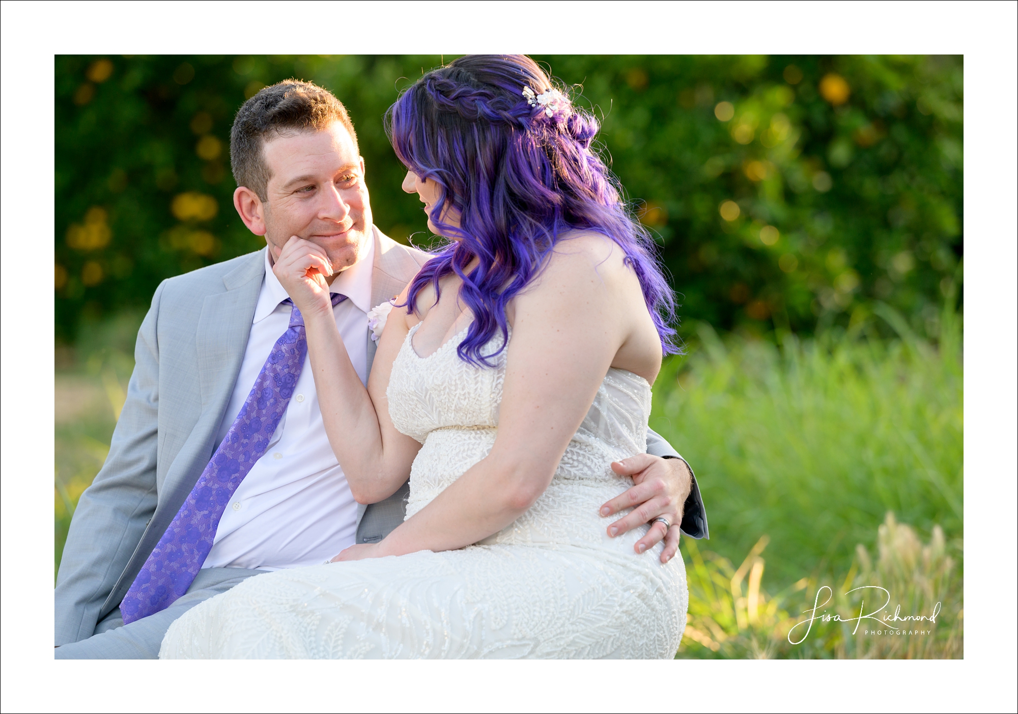 Dan and Leslie at The Flower Farm