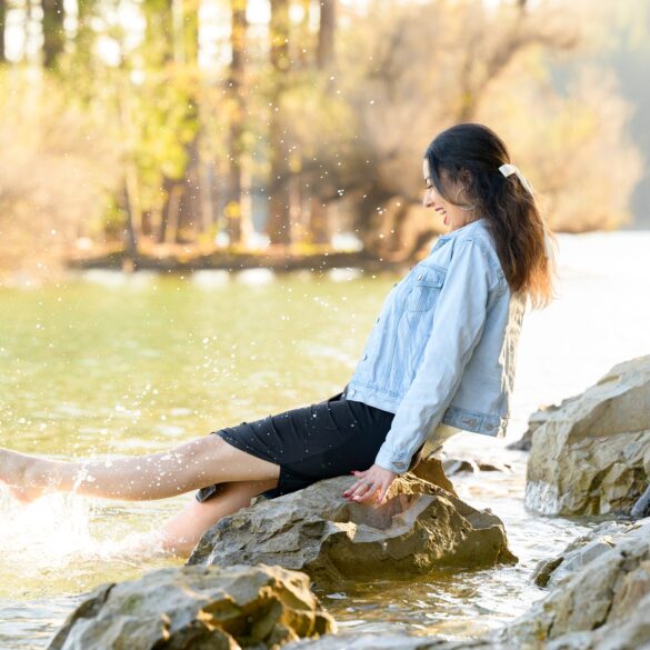 High School senior sessions at Sly Park Lake, Class of 2024