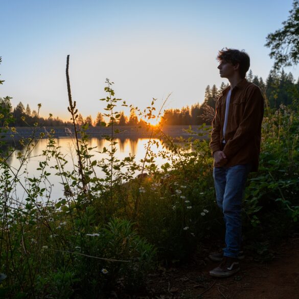 High School senior sessions at Forebay Reservoir, Class of 2024