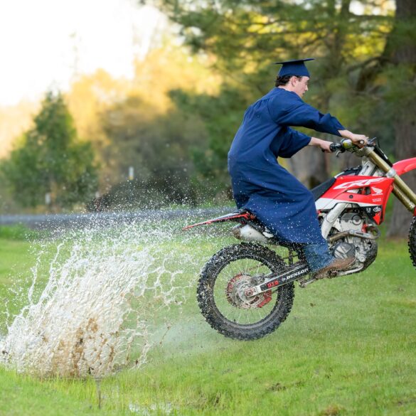 High School senior sessions, Union Mine High School, Motorcross, Class of 2024